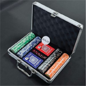 카드 숫자칩 200칩 하드케이스 세트